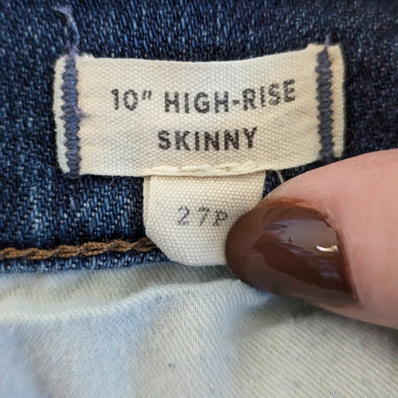 Madewell 10" high rise skinny jeans - Picture 3 of 3